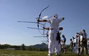 Les tirs d' échauffements